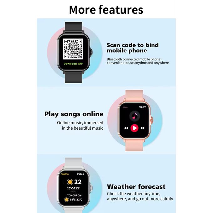 H58 Plus Smart Watch Gift Set for Women – 2.02 Inch Screen with Jewelry Accessories