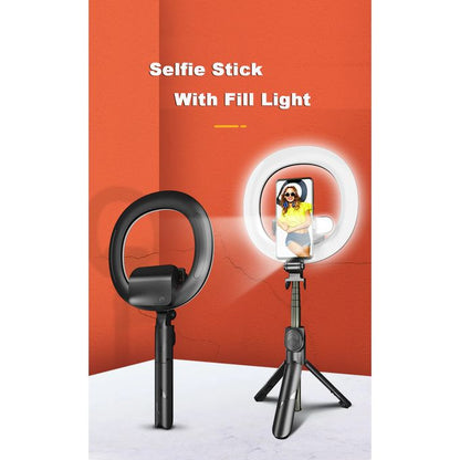 7.5-Inch Dual Ring Light with Adjustable Selfie Stick – Portable LED Beauty Lamp for Live Streaming & Photography