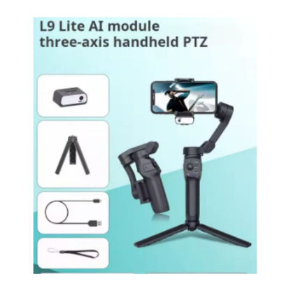 L9 Lite 3-Axis Smartphone Gimbal Stabilizer – Portable Anti-Shake Video Stabilizer with AI Face Tracking