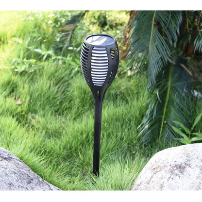 33 LED Solar Flame Lamp – 4PCS Outdoor Waterproof Flickering Torch Lights for Garden & Pathway