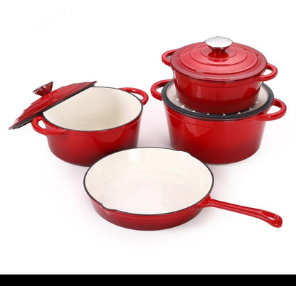 Enamel Cast Iron Cooking Pots