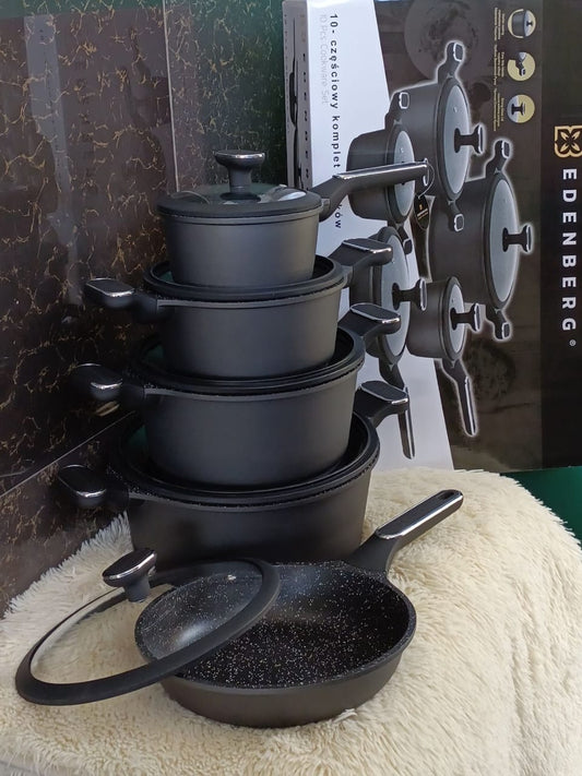 10pcs Edenberg Cookware Set