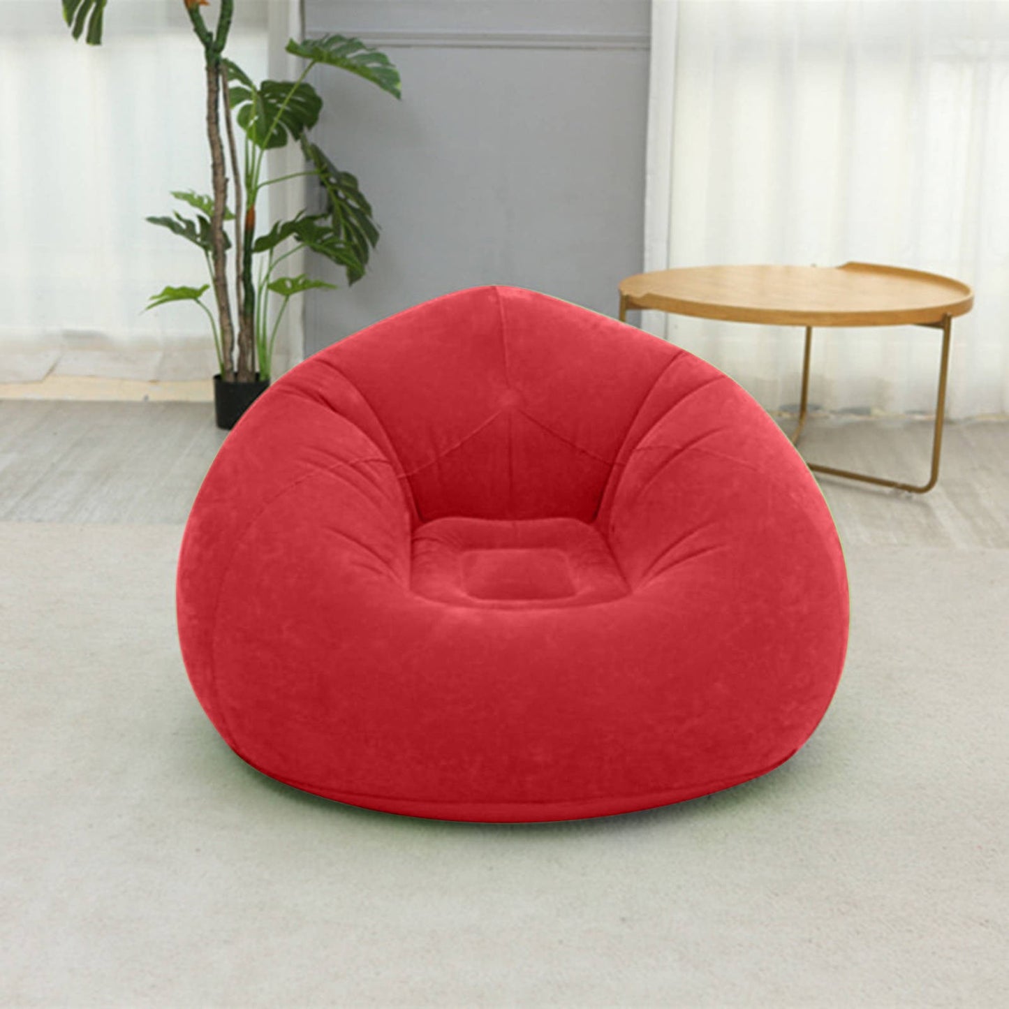 Inflatable Bean Bag with Free Manual Pump