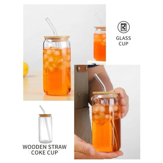 Borosilicate Glass with Straw