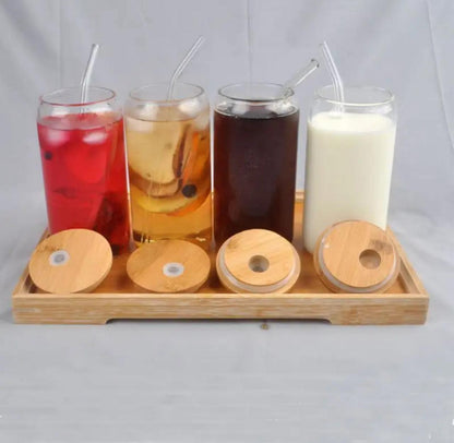 Borosilicate Glass with Straw