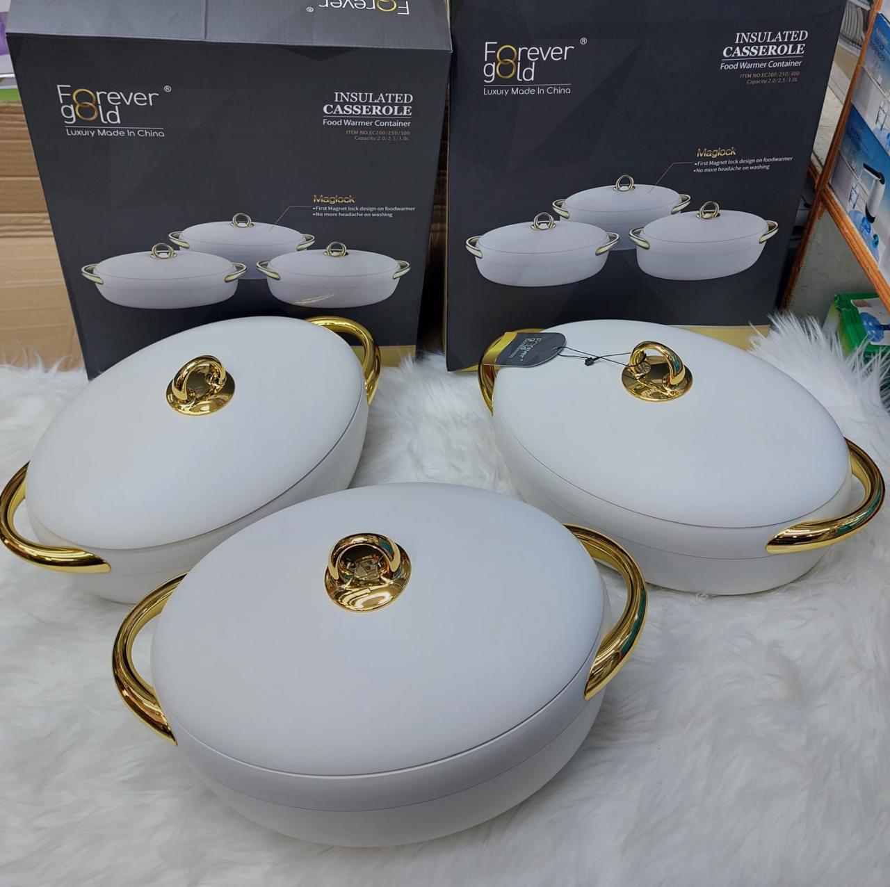 3-Piece Insulated Casserole Set