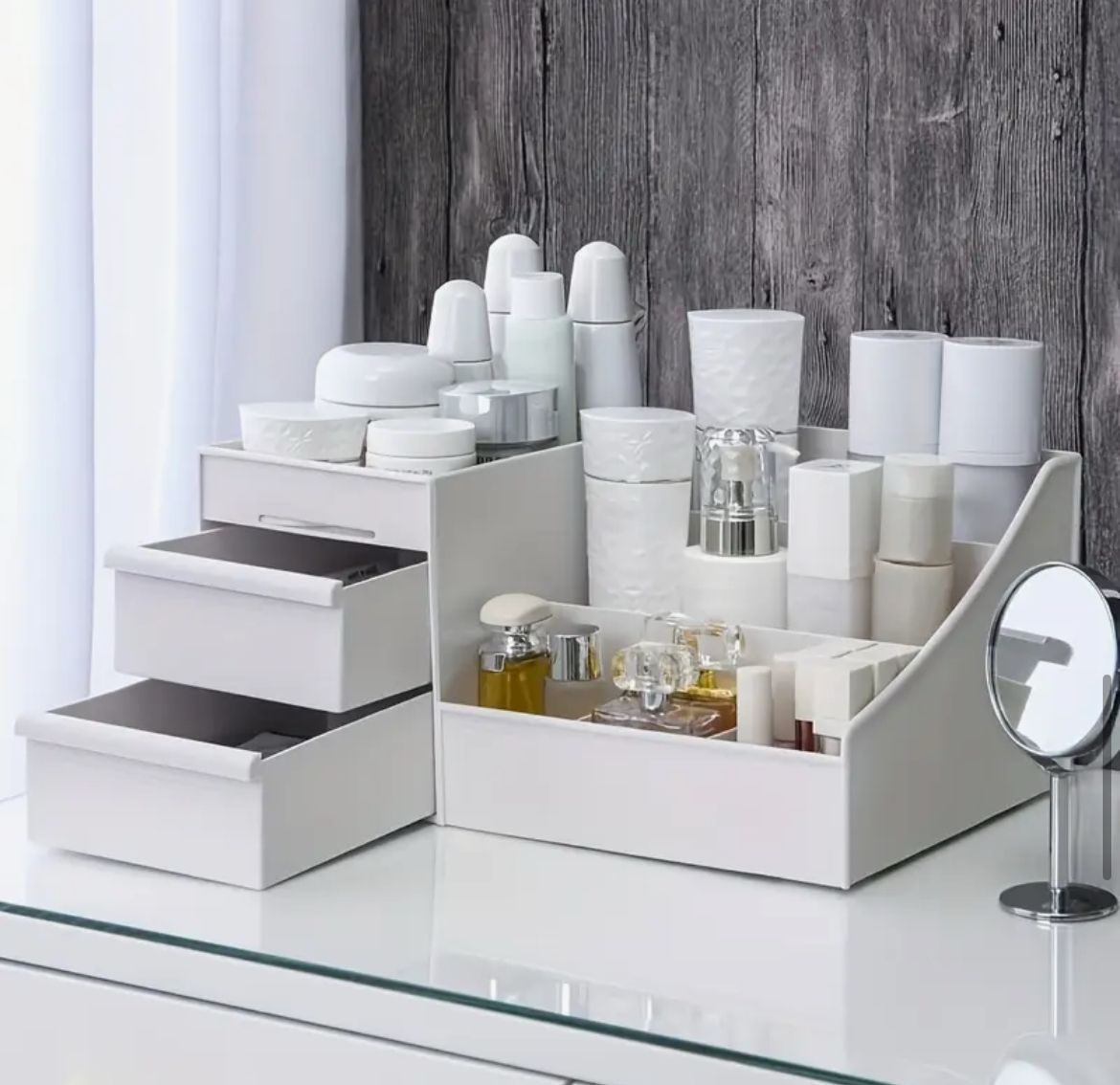 Cosmetic Storage Box with Drawers – Elegant & Functional