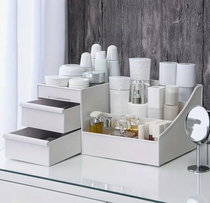 Cosmetic Storage Box with Drawers – Elegant & Functional