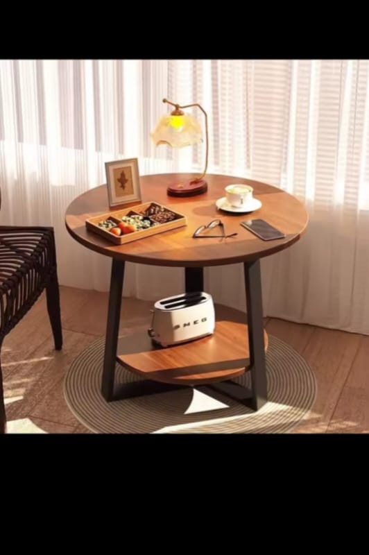 Eye-Catching Luxury Double-Layered Coffee Side Table