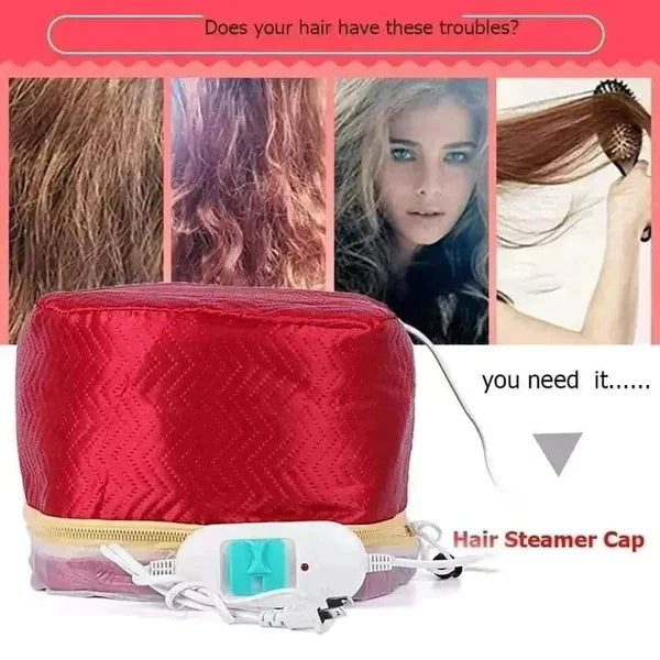 Hair steamer cap