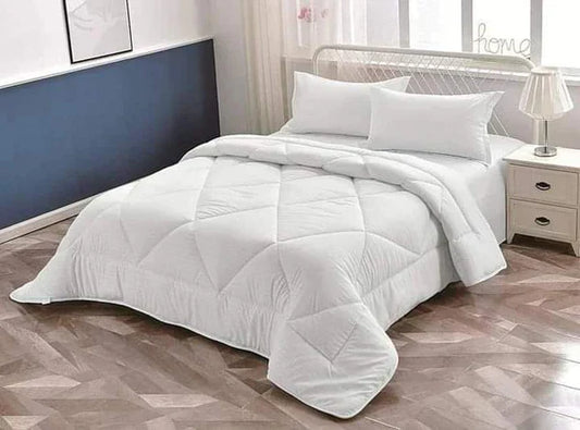 White stripped binded duvet COVER set