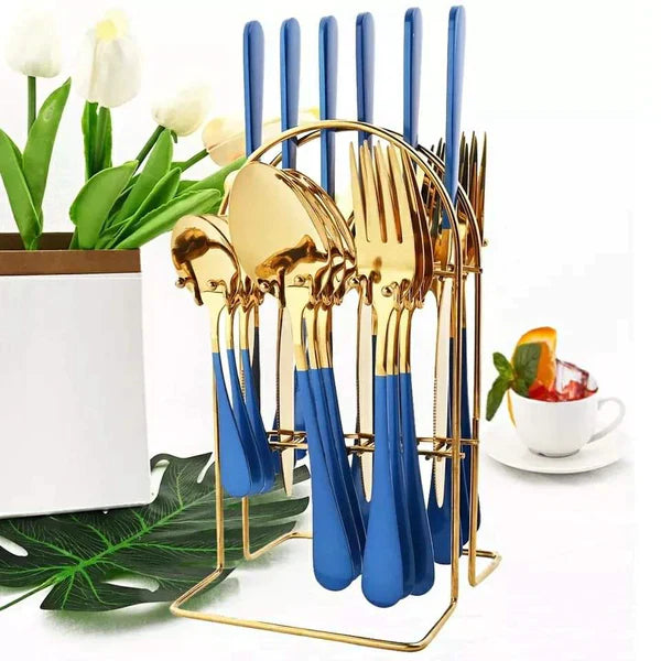 Stainless steel 24 pieces cutlery set