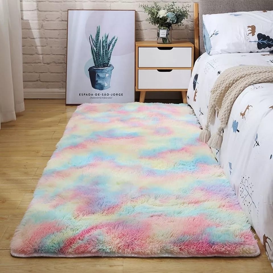 Bedside Fluffy Carpets – Soft & Cozy