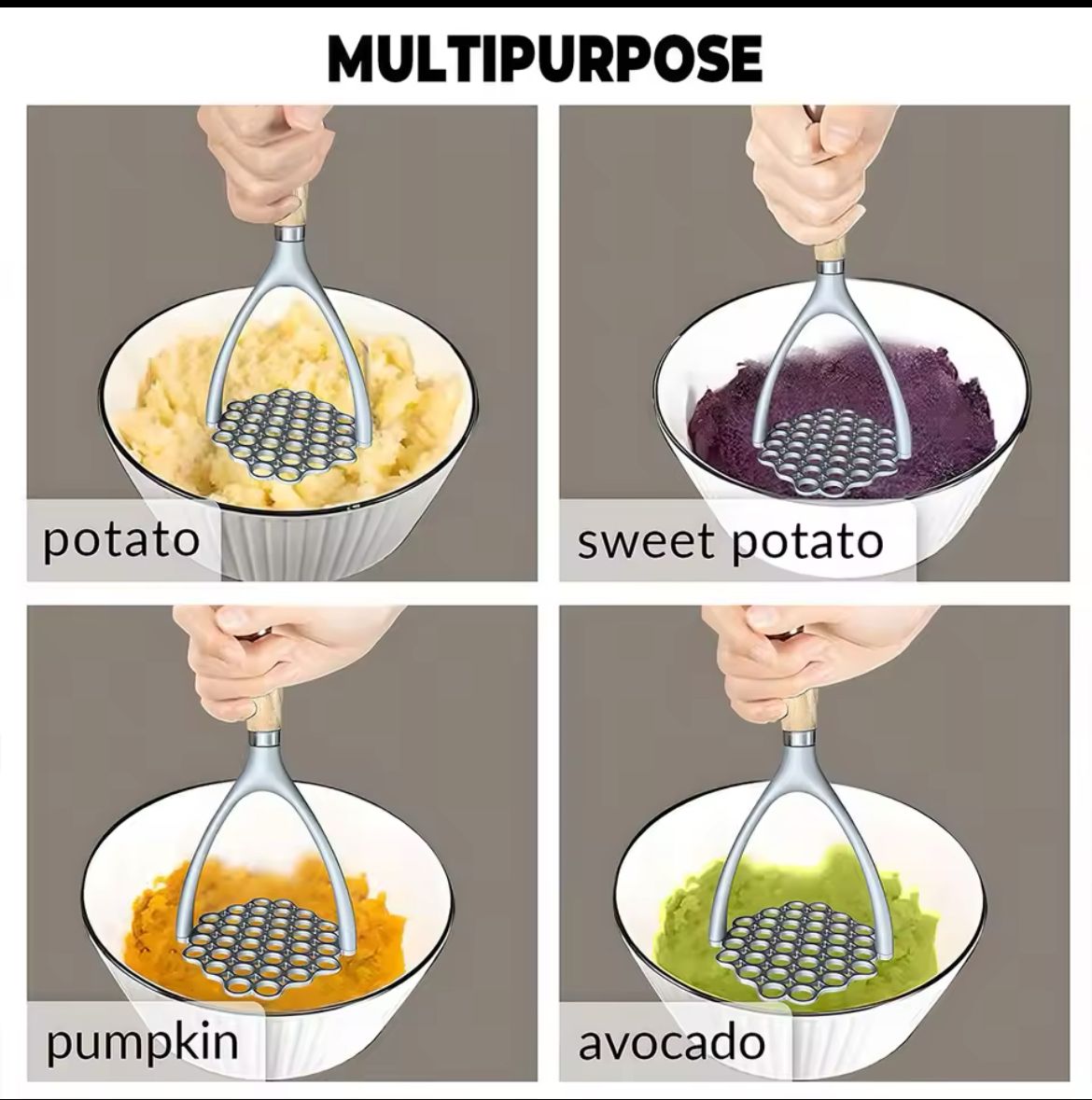 Aluminum Alloy Kitchen Food Masher