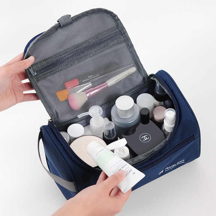 Travel portable cosmetic bag