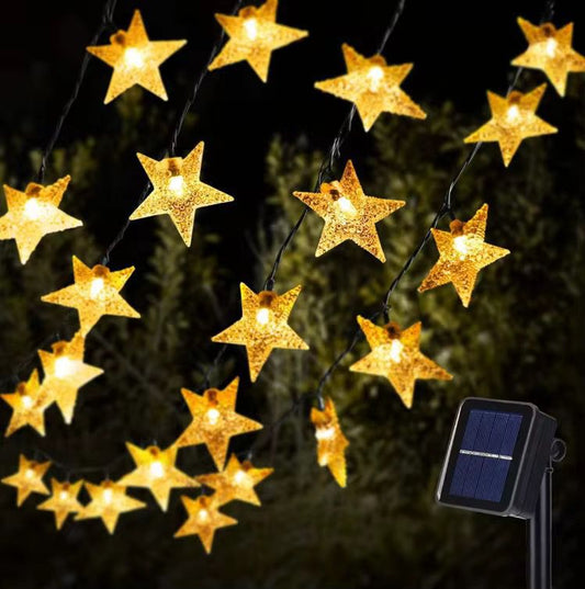 Solar powered outdoor star light