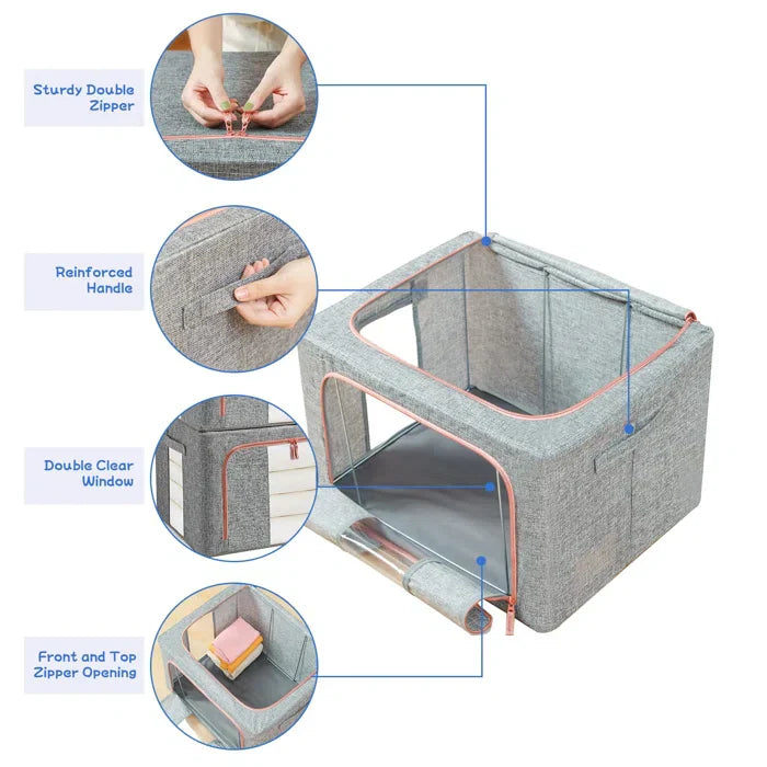 Wardrobe Closet Clothes Storage Organizer Boxes