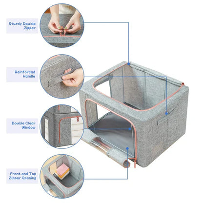 Wardrobe Closet Clothes Storage Organizer Boxes