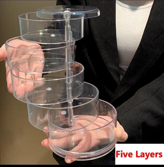 Acrylic Rotating Jewelry Holder