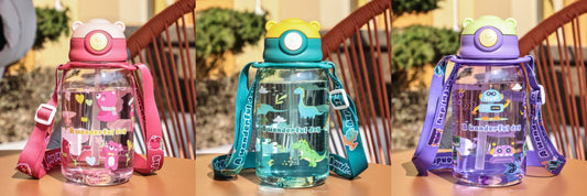 Kids Water Bottle with Straw