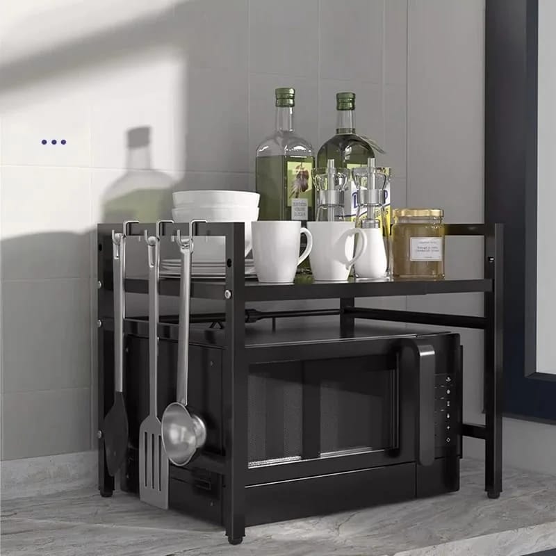 Single Layer Heavy-Duty Adjustable Microwave Stand