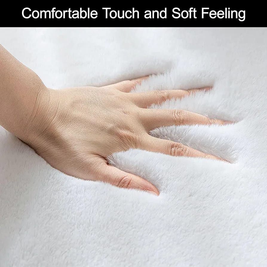 Modern Luxury Nordic Rabbit Fur Carpet 