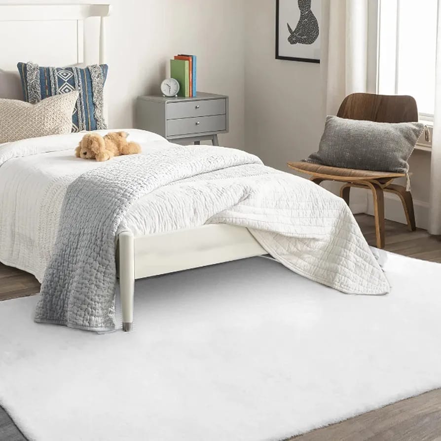 Modern Luxury Nordic Rabbit Fur Carpet 