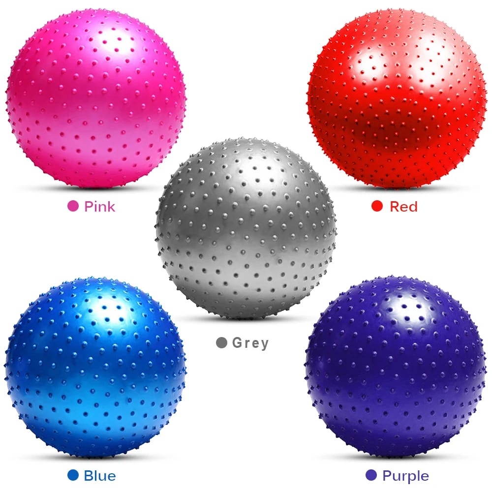 Spike Gym Ball Anti-Burst, Slip-Resistant Exercise Ball for Fitness & Therapy