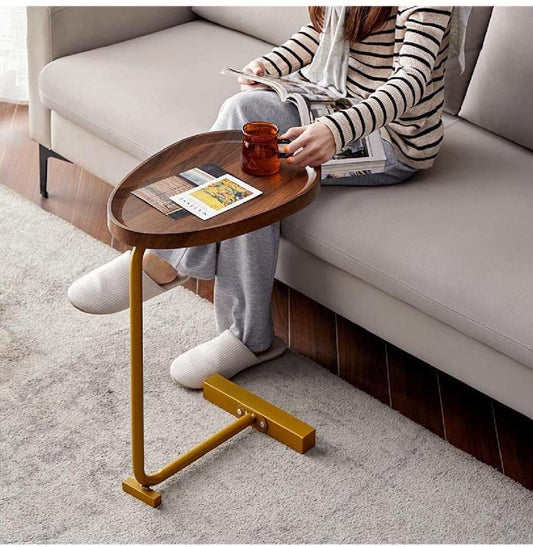 Simple C-Shaped Side Table – Multipurpose Use