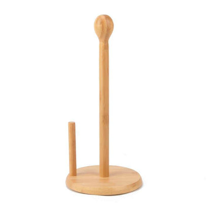 Bamboo Wood Tissue / Kitchen Towel Holder