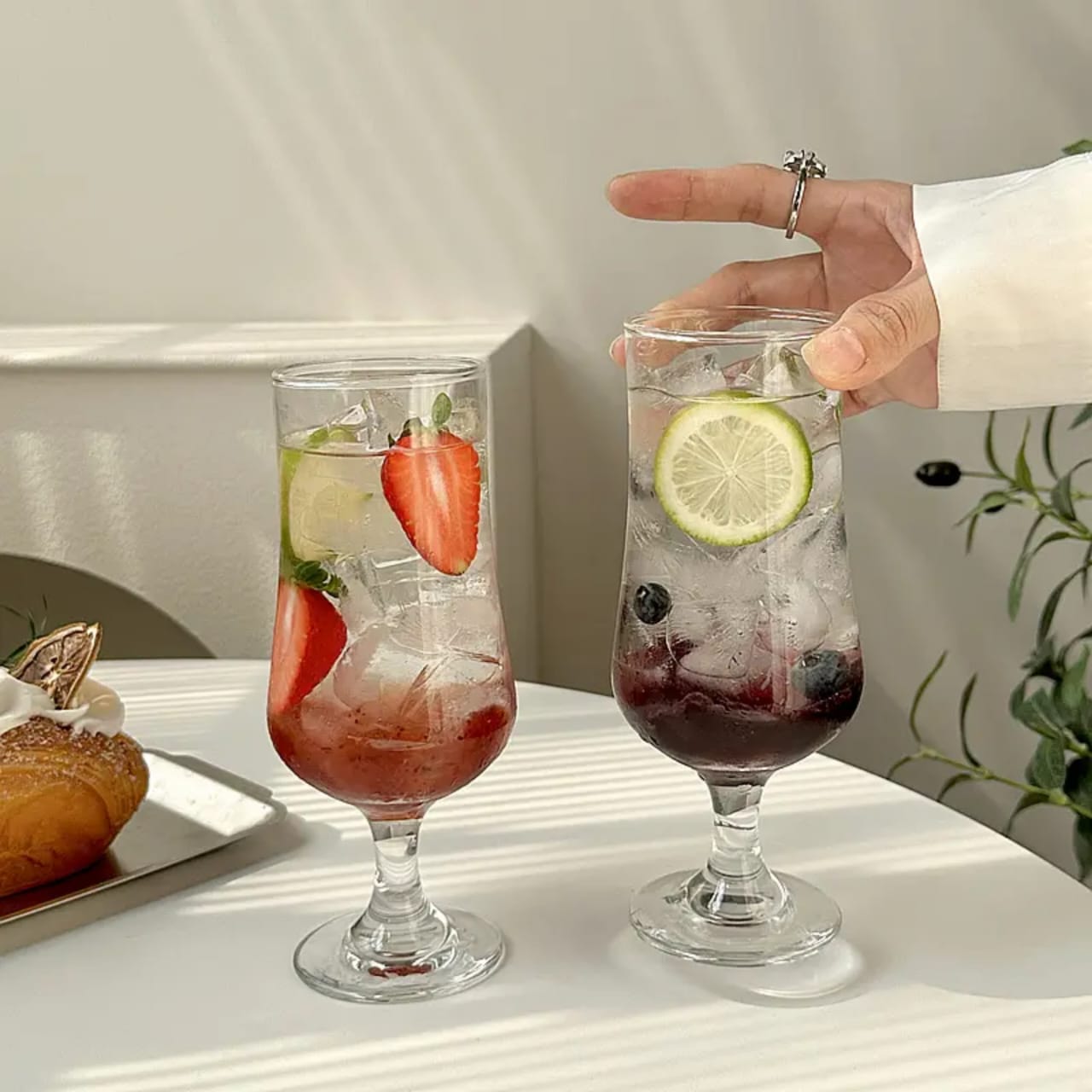 380ml glasses set of 6pcs