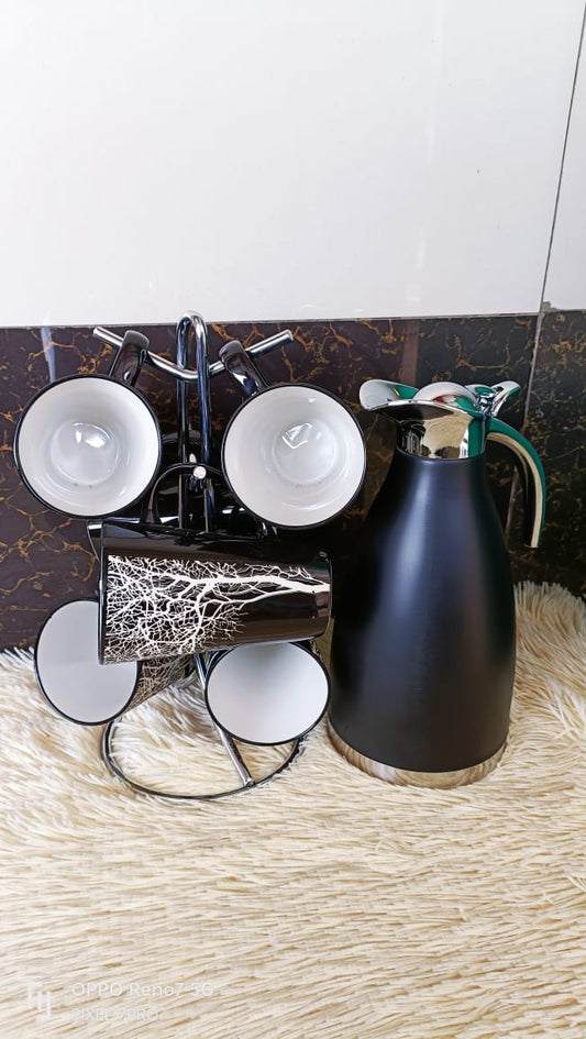Flask and Mugs set #002