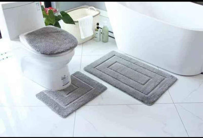 3pc Toilet mat set
