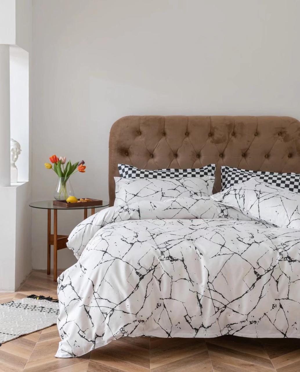 Luxury Nordic style Cotton Microfiber Duvet cover sets