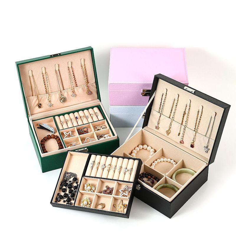 Exquisite Large Capacity Travel Jewelry Bag /  Jewelry Organizer