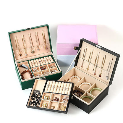 Exquisite Large Capacity Travel Jewelry Bag /  Jewelry Organizer