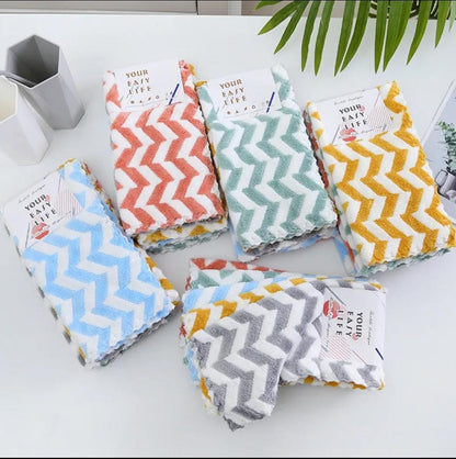 Microfiber kitchen towels -- 5pcs set