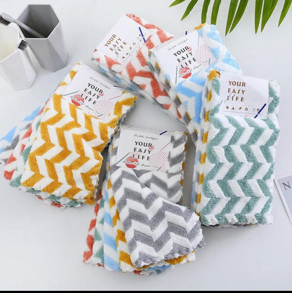 Microfiber kitchen towels -- 5pcs set