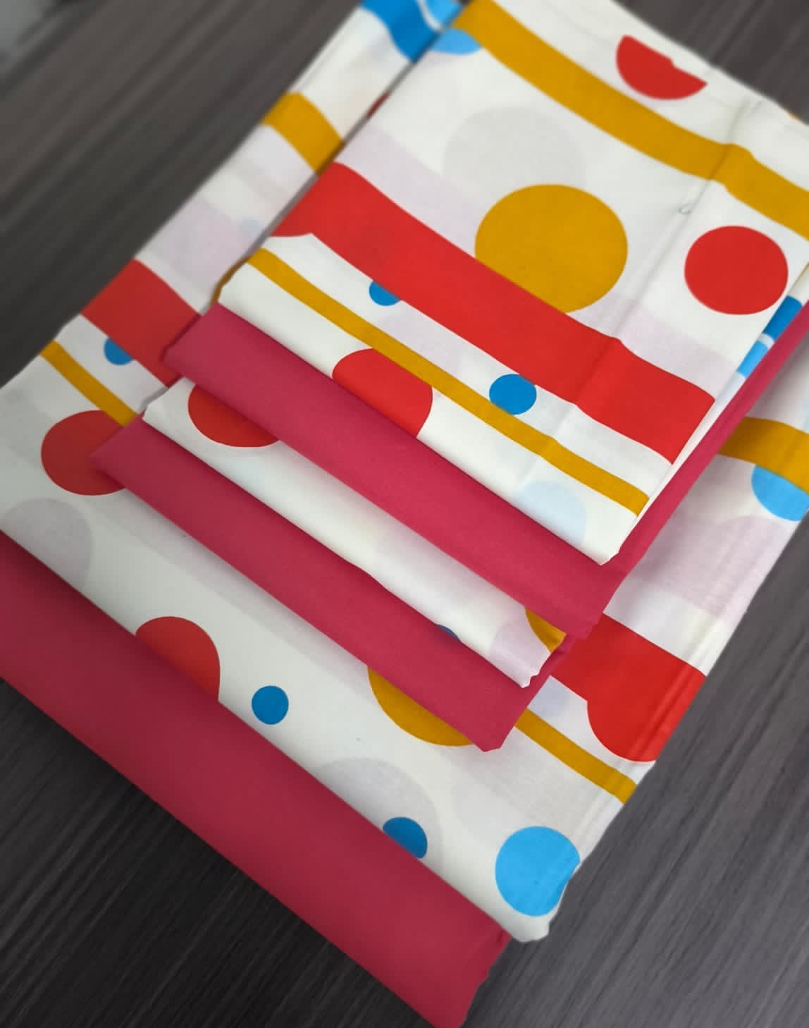 6pc Flat  Bedsheet (7by8)