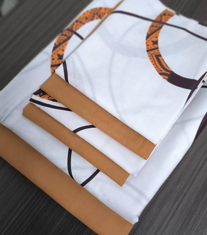 6pc Flat  Bedsheet (7by8)