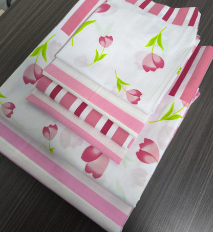 6pc Flat  Bedsheet (7by8)