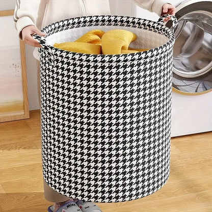 Foldable Laundry/Modern Fabric Storage Basket with Handle