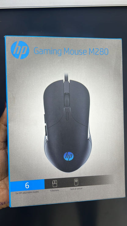 HP Gaming Mouse M280 – 6-Button High-Precision Optical Gaming Mouse