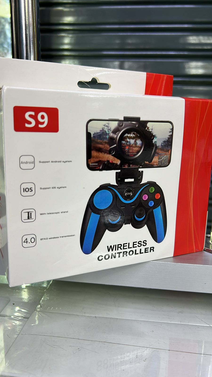S9 Wireless Game Controller – Bluetooth 4.0 Gamepad for Android, iOS, and Windows Devices