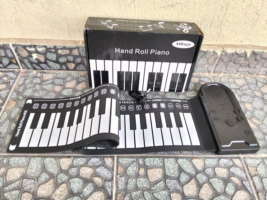 49 Keys Roll Up Piano – Portable Flexible Electronic Keyboard with Speaker