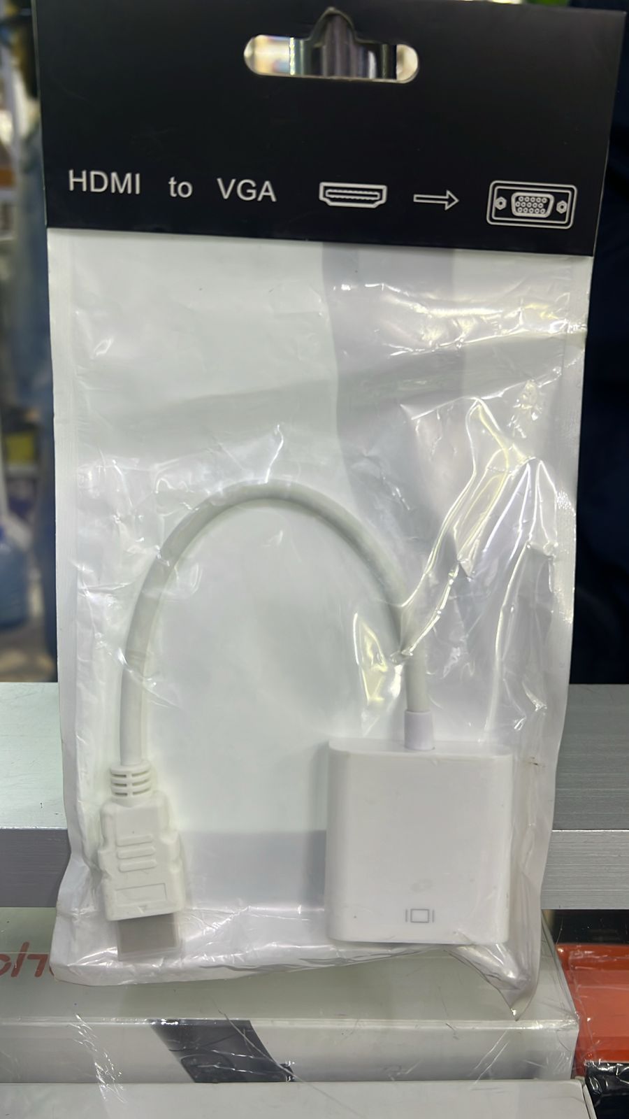 HDMI to VGA Adapter – High-Quality Video Converter Cable for Laptop, TV, and Projector