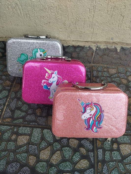 Girls Non-Toxic Makeup Series – Kids Cosmetic Beauty Play Set with Carry Case