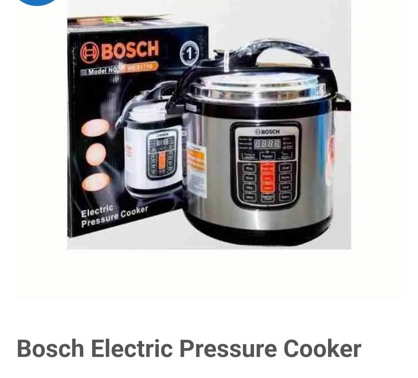 Bosch 6 L Electric Pressure Cooker