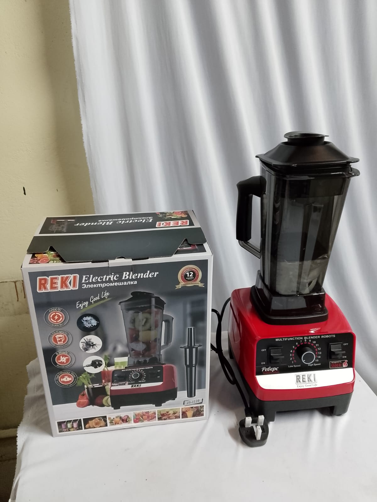 Reki 2‑in‑1 Electric Blender & Grinder