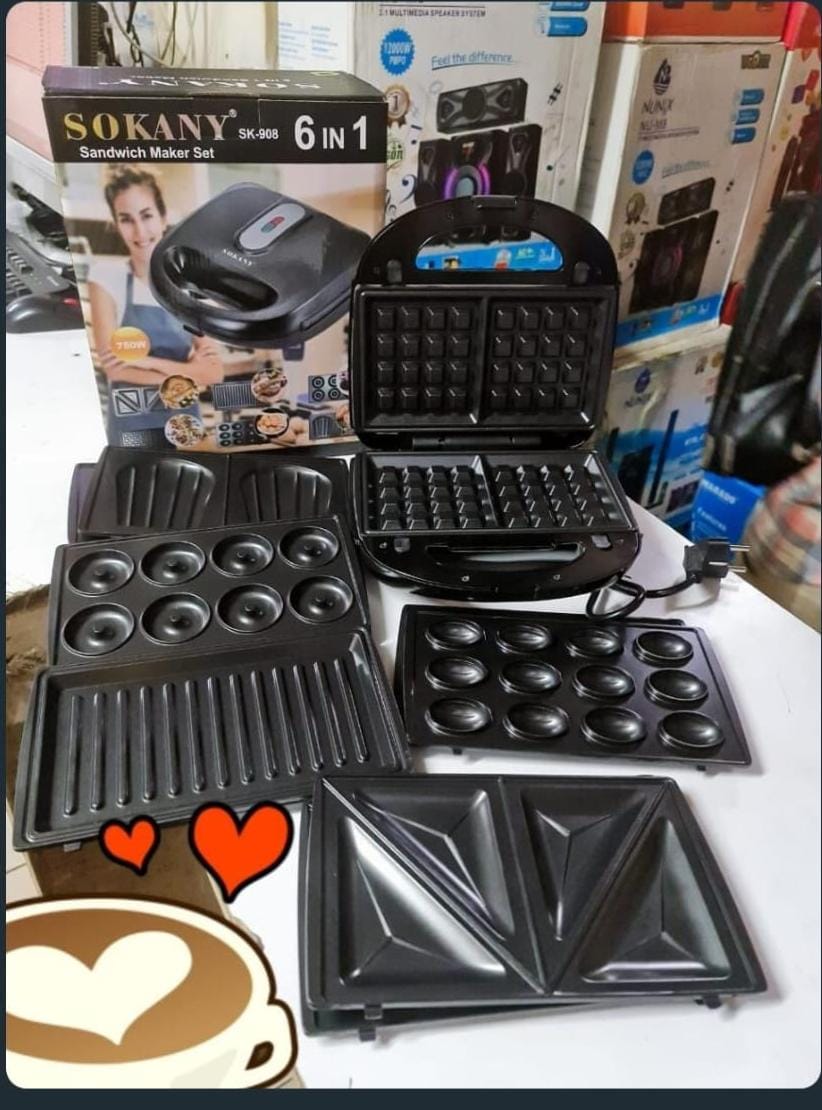 6-in-1 Sandwich Maker